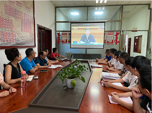 贵州正合铝业集团党支部召开会议传达学习贯彻习近平总书记在企业家座谈会上的重要讲话和指示精神